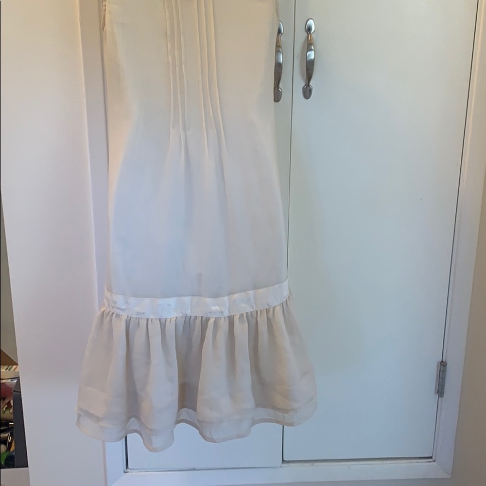 Delias cream sleeveless tank dress straight S - Picture 8 of 11